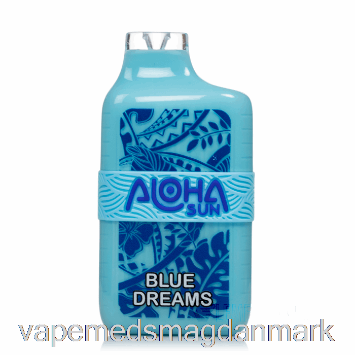 Vape Uden Nikotin Aloha Sun 7000 Engangsblå Drømme